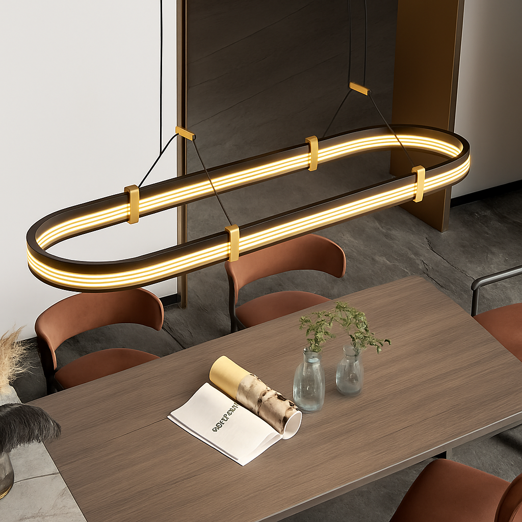 lustre moderne design pour salle à manger et bar - vue 4 sur 10