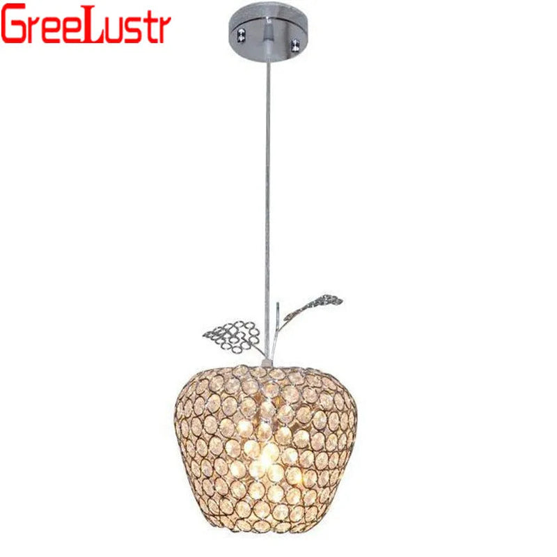 lustre moderne en cristal luminaire suspendu pour décoration intérieure