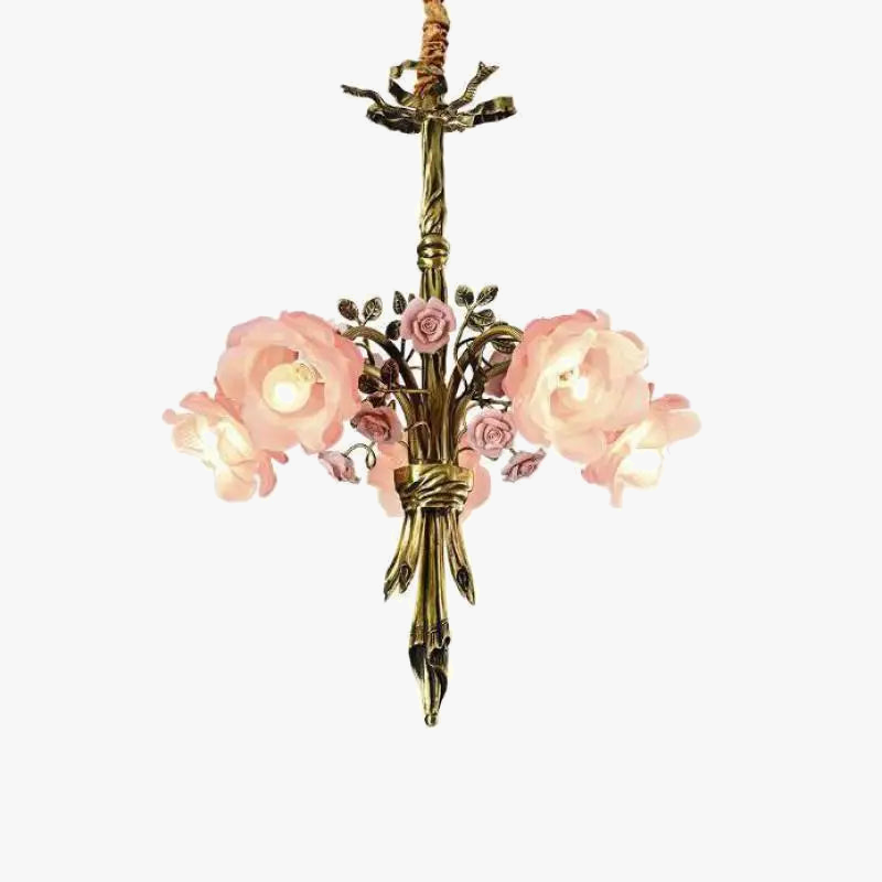 Lustre moderne en cuivre pour éclairage artistique et luxueux
