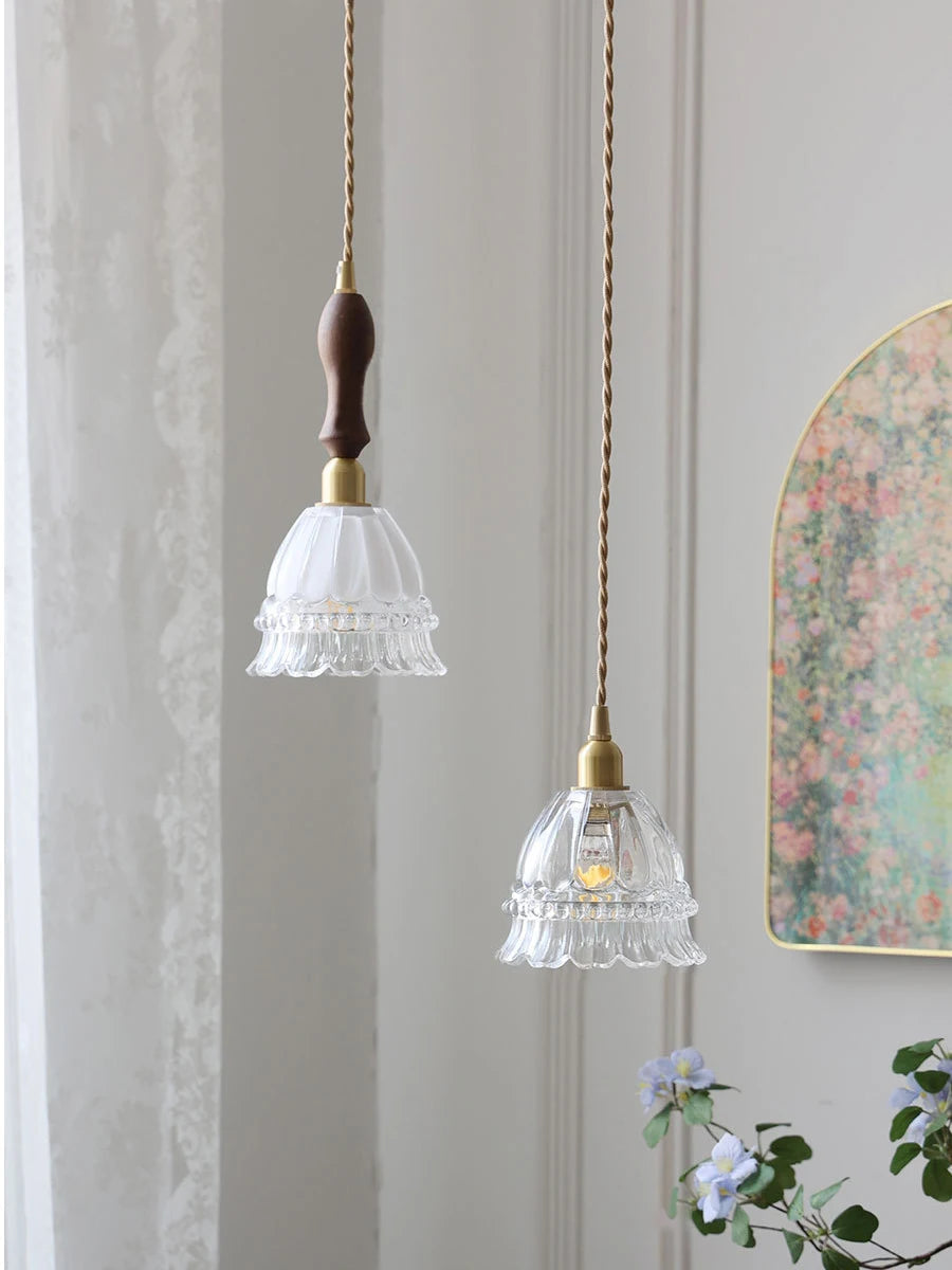 lustre moderne en verre pour éclairage intérieur vintage