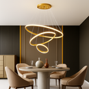 lustre moderne à LED pour décoration intérieure élégante