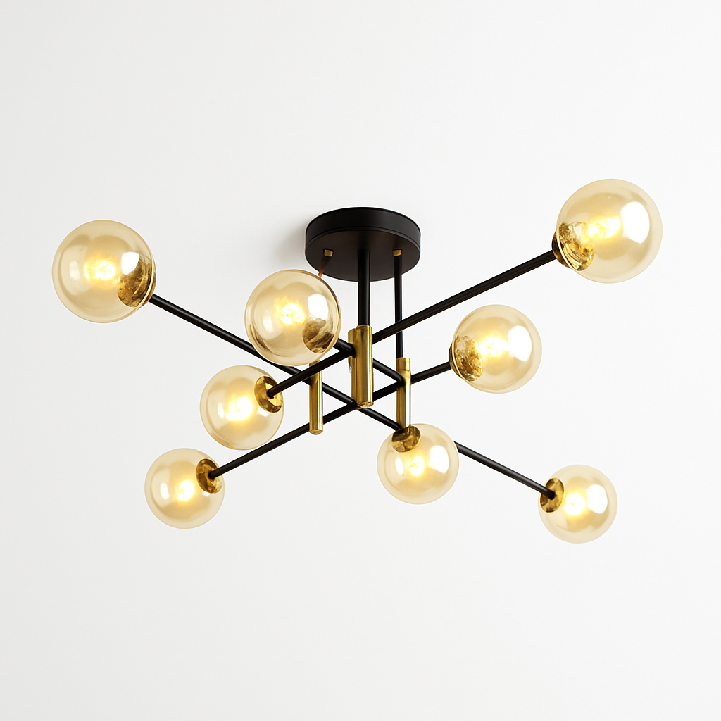 Moderner LED-Kronleuchter mit einfacher Pendelleuchte – Design Beleuchtung