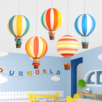 lustre montgolfière créatif lampe enfant décoration crèche école