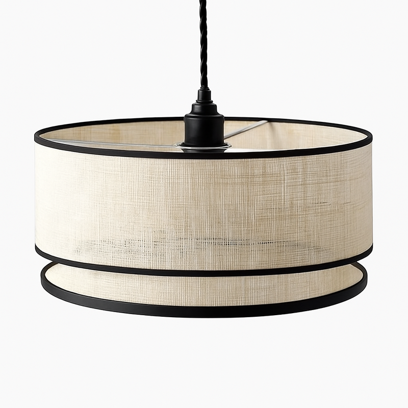 lustre nordique en tissu pour décoration intérieure moderne