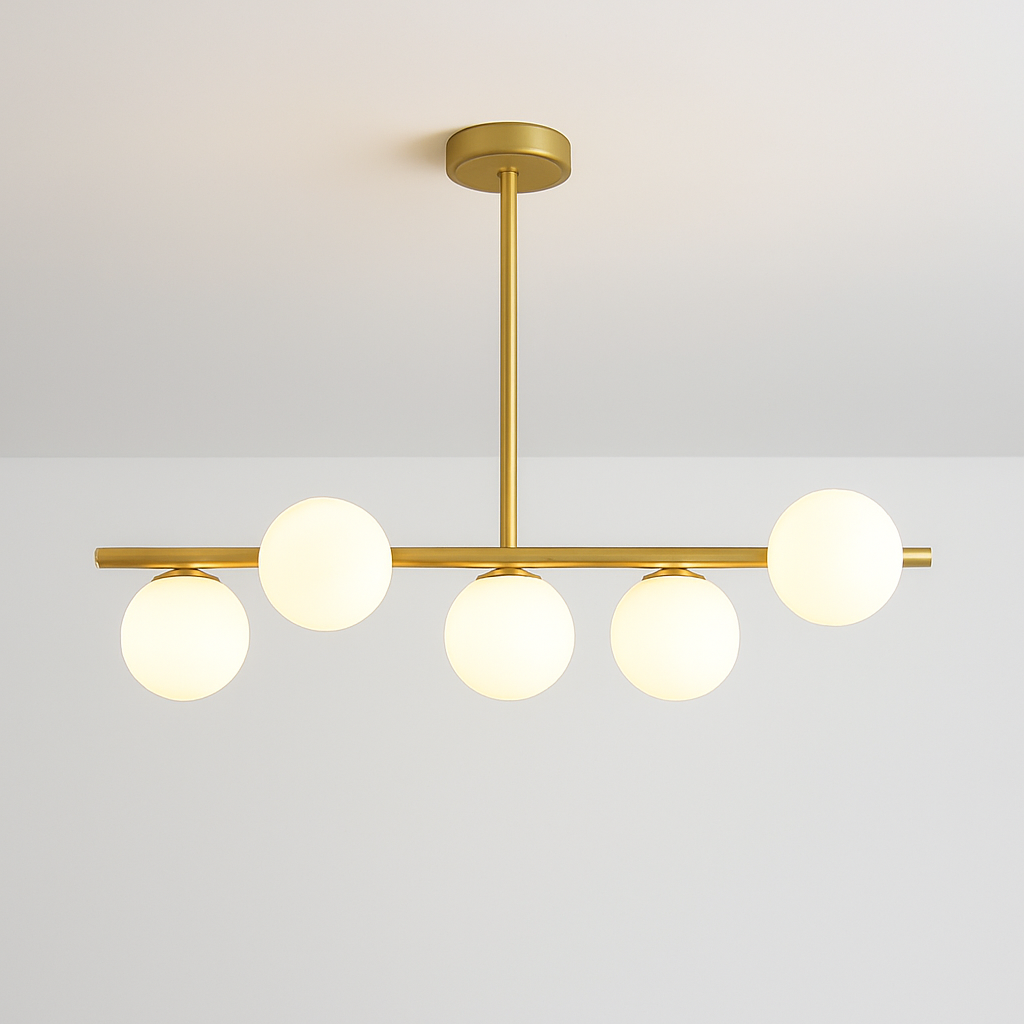 lustre nordique en verre pour éclairage intérieur moderne - vue 11 sur 19