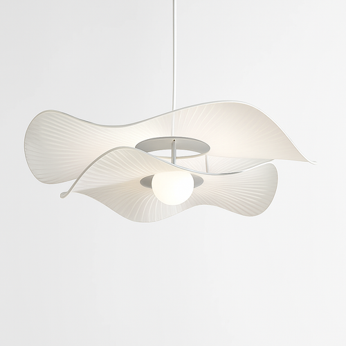 lustre nordique vintage en tissu pour un éclairage suspendu élégant