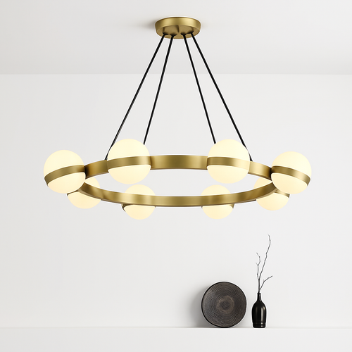 Lustre rond design led moderne