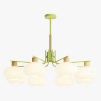 Lustre Rose de Style crème française