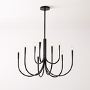 lustre suspendu design rétro avec éclairage led décoratif