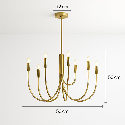 lustre suspendu design rétro avec éclairage led décoratif