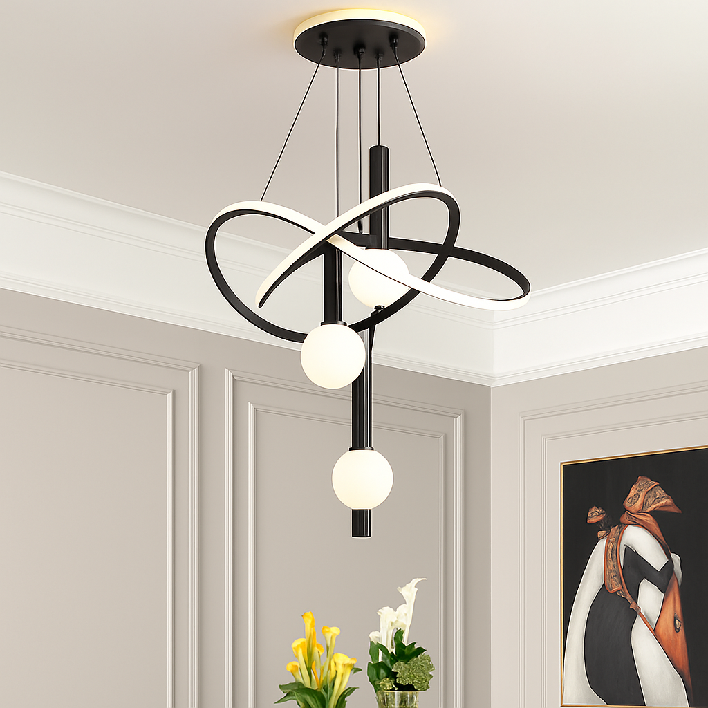 lustre suspendu minimaliste pour décoration intérieure moderne