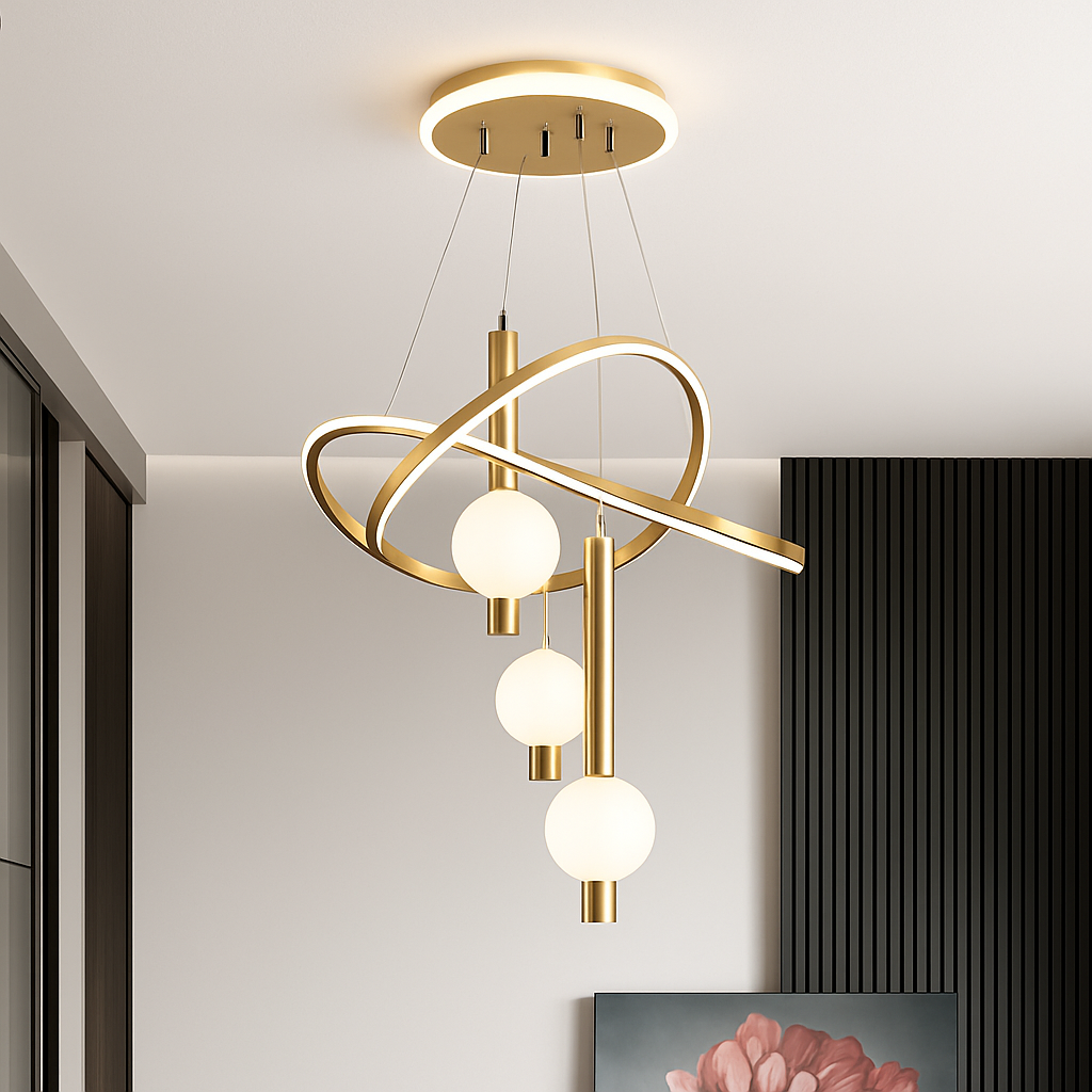 lustre suspendu minimaliste pour décoration intérieure moderne