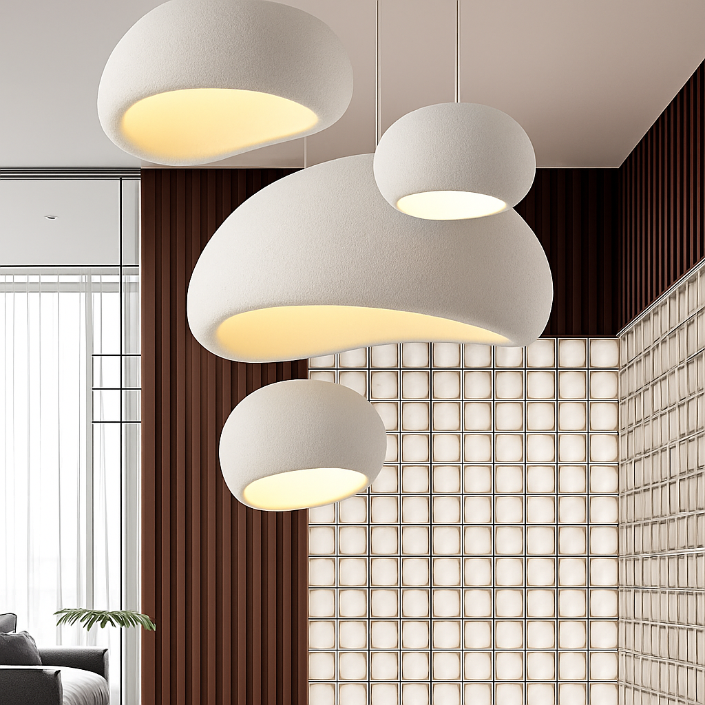 lustre suspendu moderne japonais fait main pour intérieur et café - vue 4 sur 27