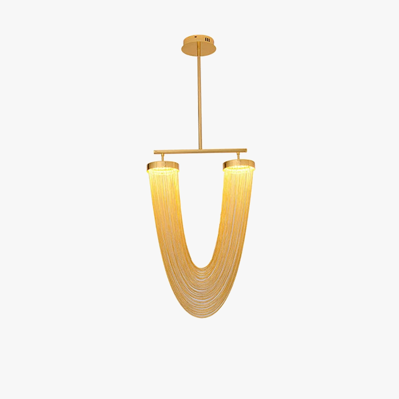 lustre vintage américain 2022 led suspension chrome or