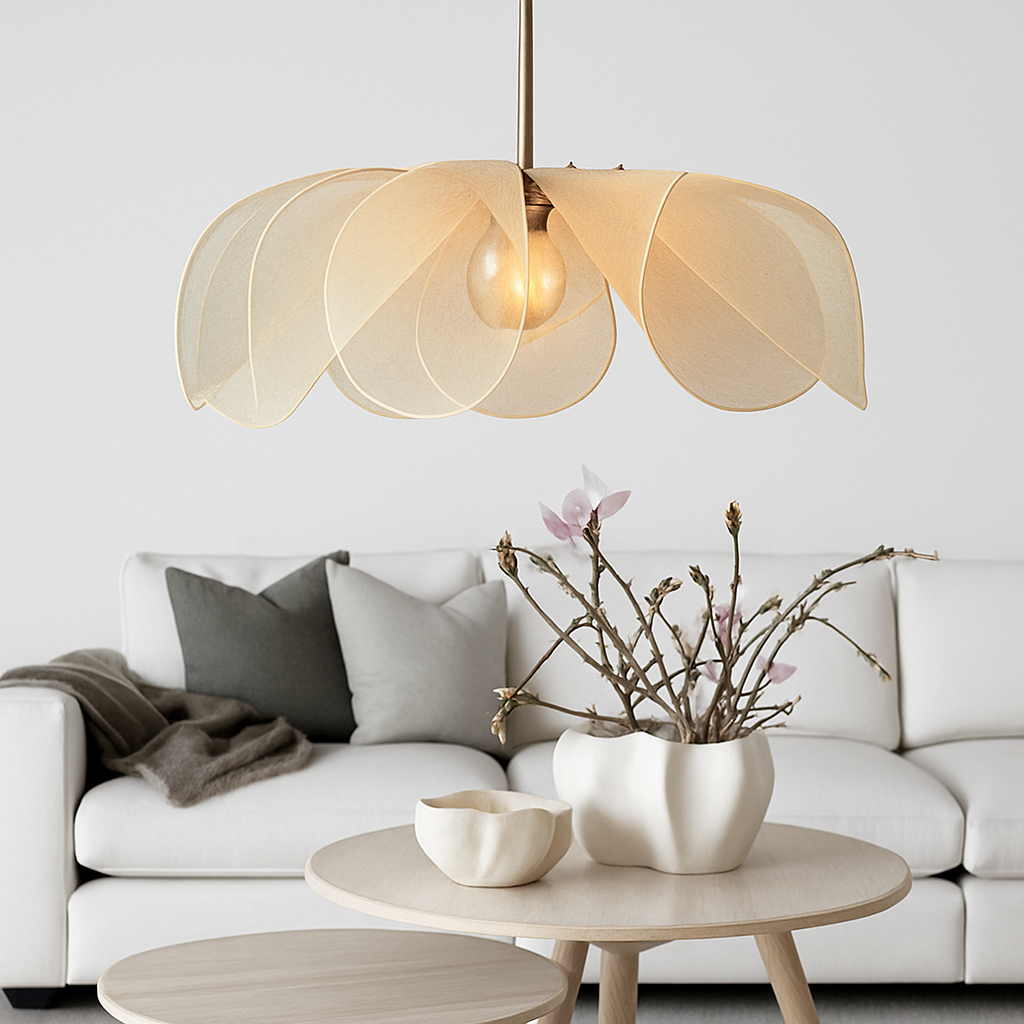 lustre vintage wabi sabi nordique pour un éclairage décoratif élégant