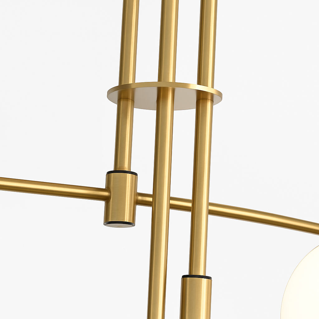 lustres en verre pour barre de suspension cuisine - vue 7 sur 12