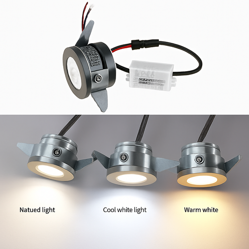 mini spot encastré led pour intérieur avec pilote intégré
