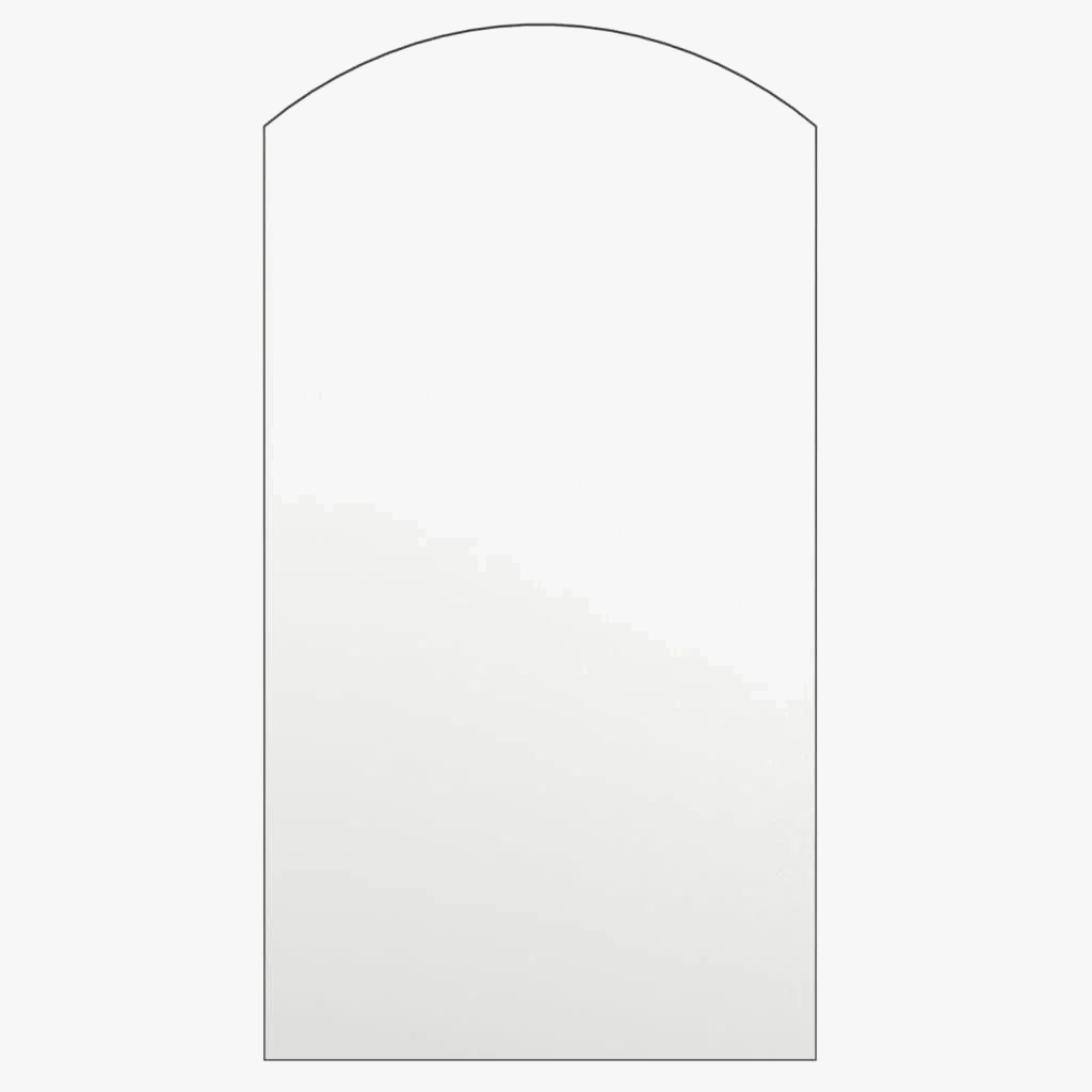 miroir en verre pour décoration murale élégante et moderne