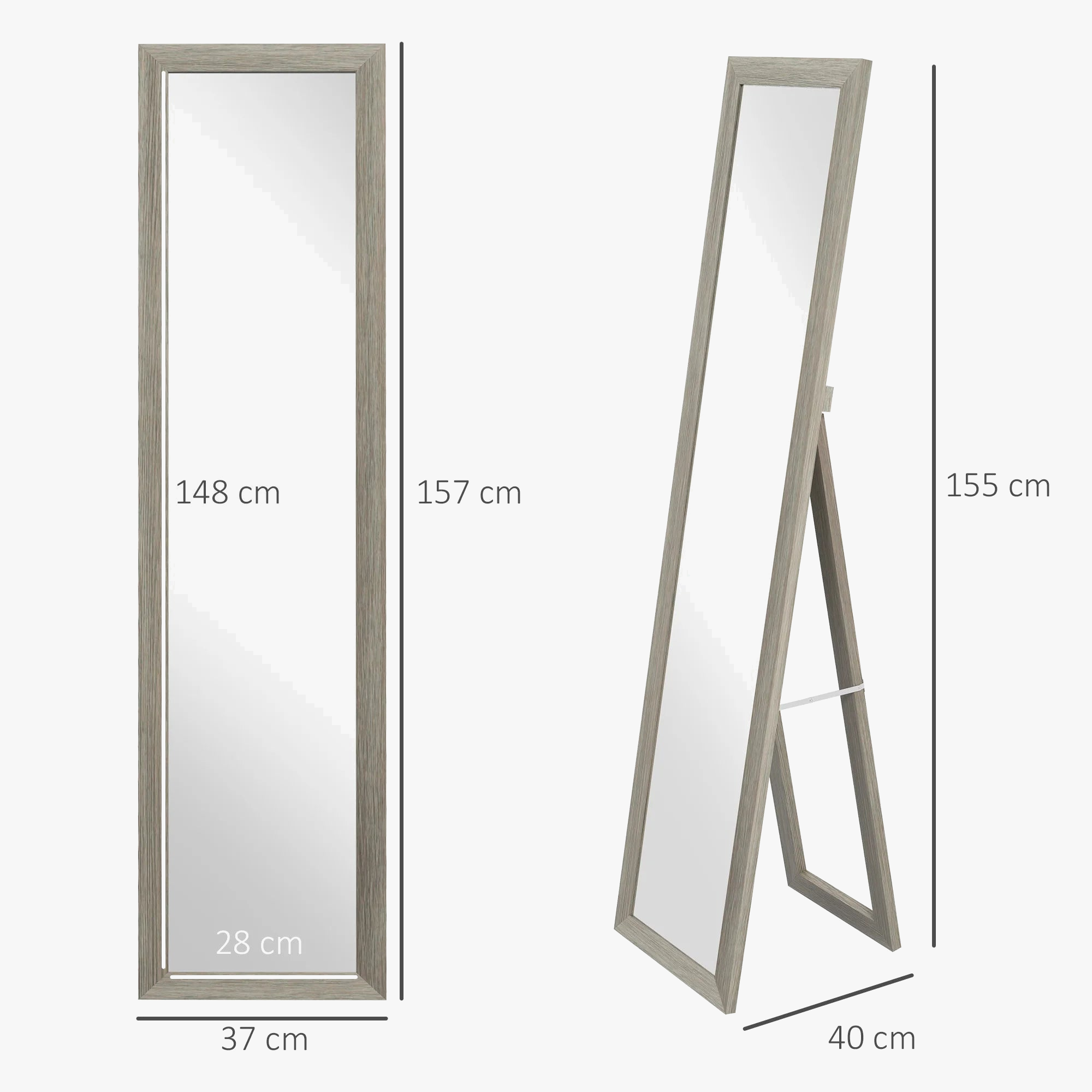 miroir intégral décoratif pour un intérieur élégant et moderne