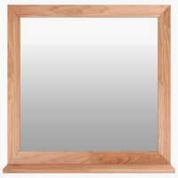 miroir mural en bois massif pour décoration intérieure