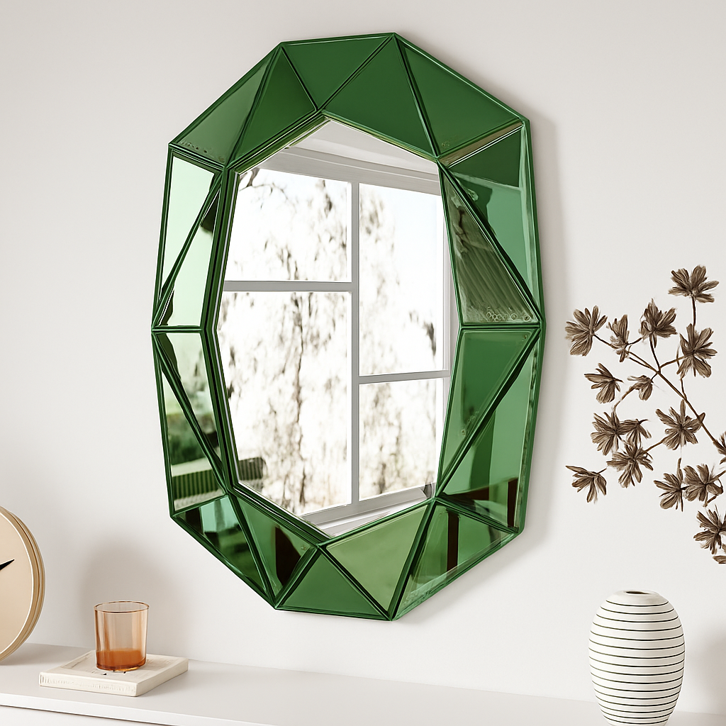 miroir mural moderne décoratif style vintage irrégulier
