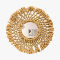 miroirs décoratifs ronds adhésifs pour une décoration intérieure élégante