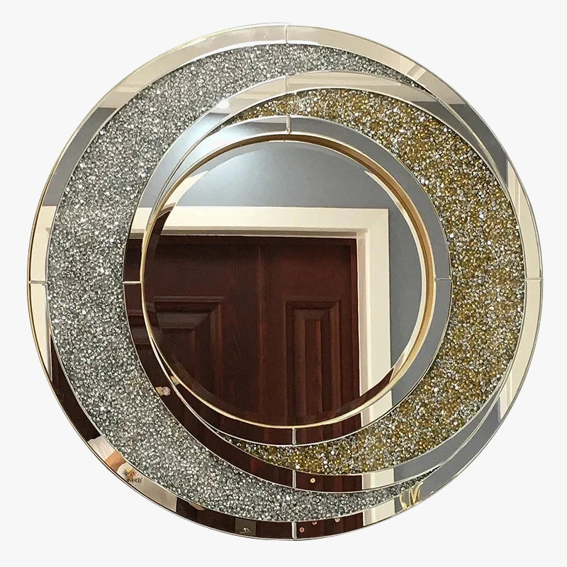 miroirs décoratifs ronds art de luxe nordiques créatifs pour décoration maison