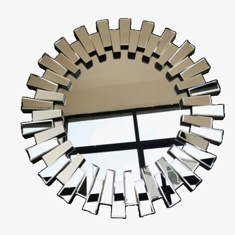 Miroirs ronds décoratifs autocollants pour décoration et maquillage