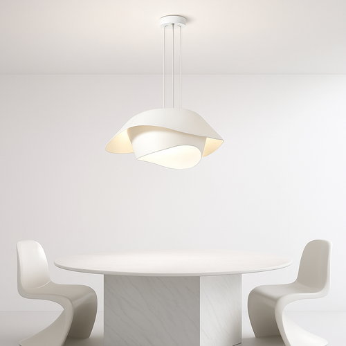 Moderne et Simple Art nordique créativité lait blanc livre chambre plafonnier ménage Restaurant suspension