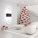 Moderne Simple Chambre Chevet Acrylique applique Créative LED rectangulaire ellipse бра décor à la maison luminaria induction applique murale