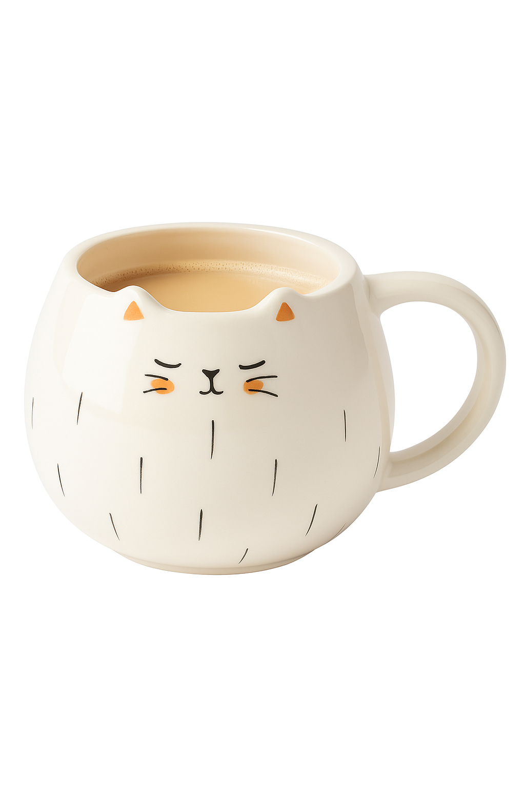 Mug chat mignon en céramique style cartoon maison