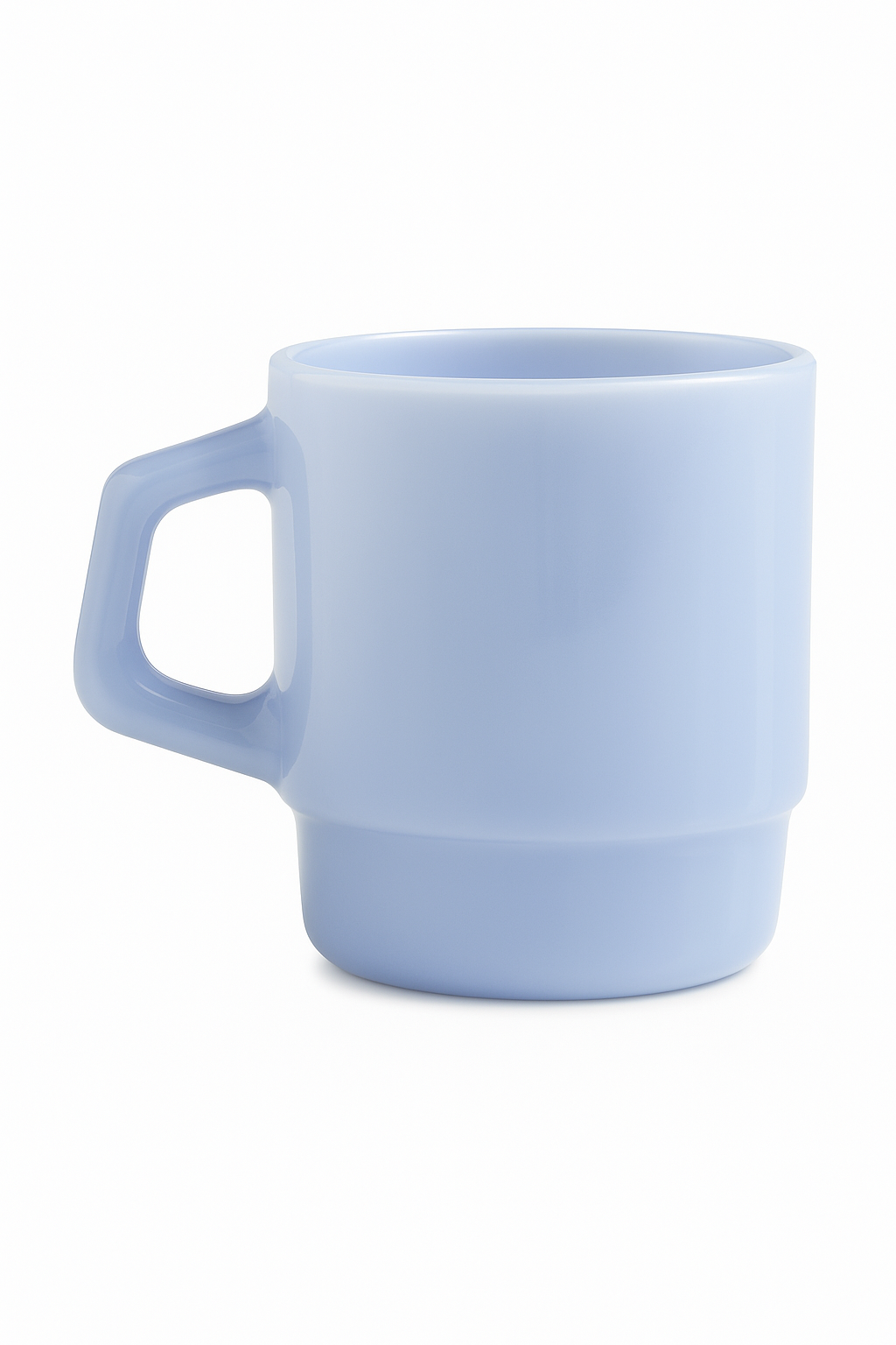 Mug en verre style coréen anse ergonomique 230ml