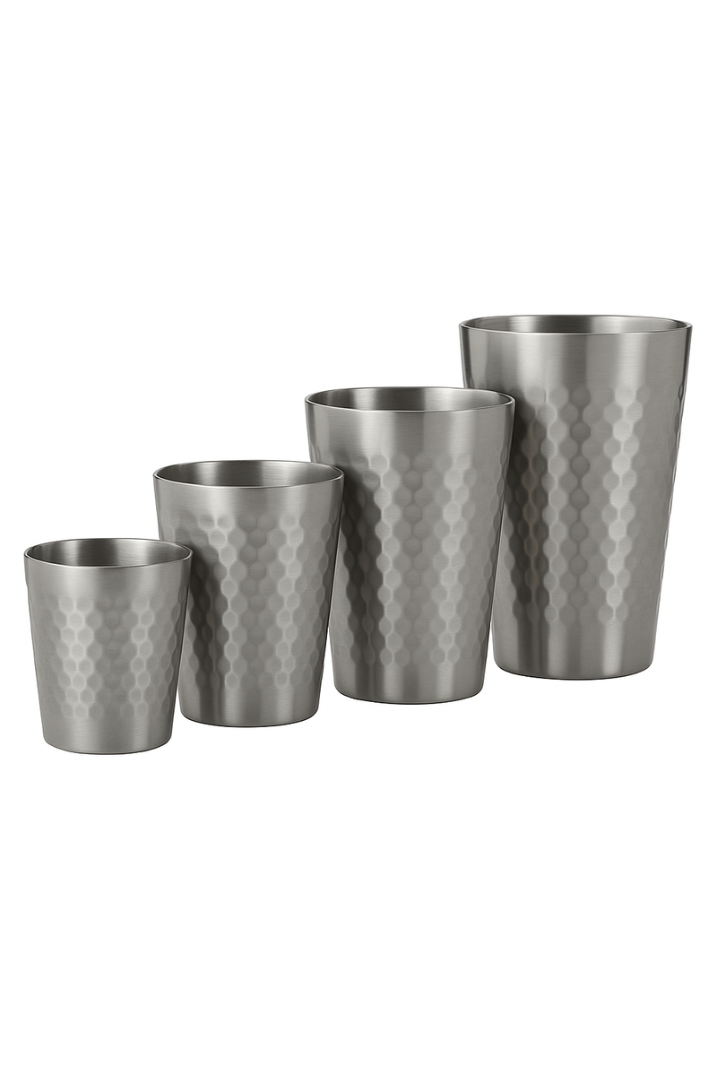 Mug isotherme acier inox nid double paroi resistant