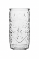 Mug tiki en verre transparent style bar cocktail