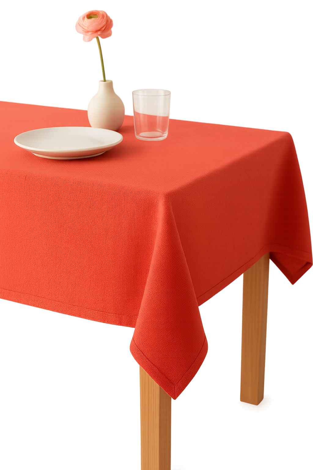 Nappe coton lin imperméable style minimal pour table