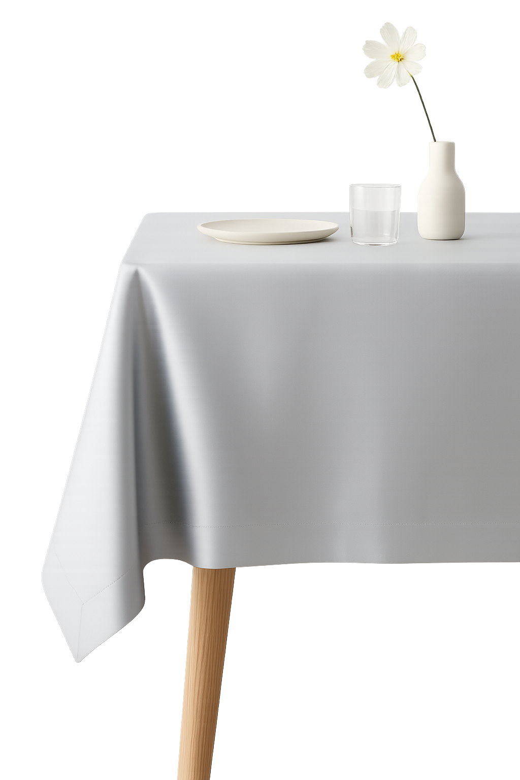 Nappe satin douce oilproof pour table repas fete