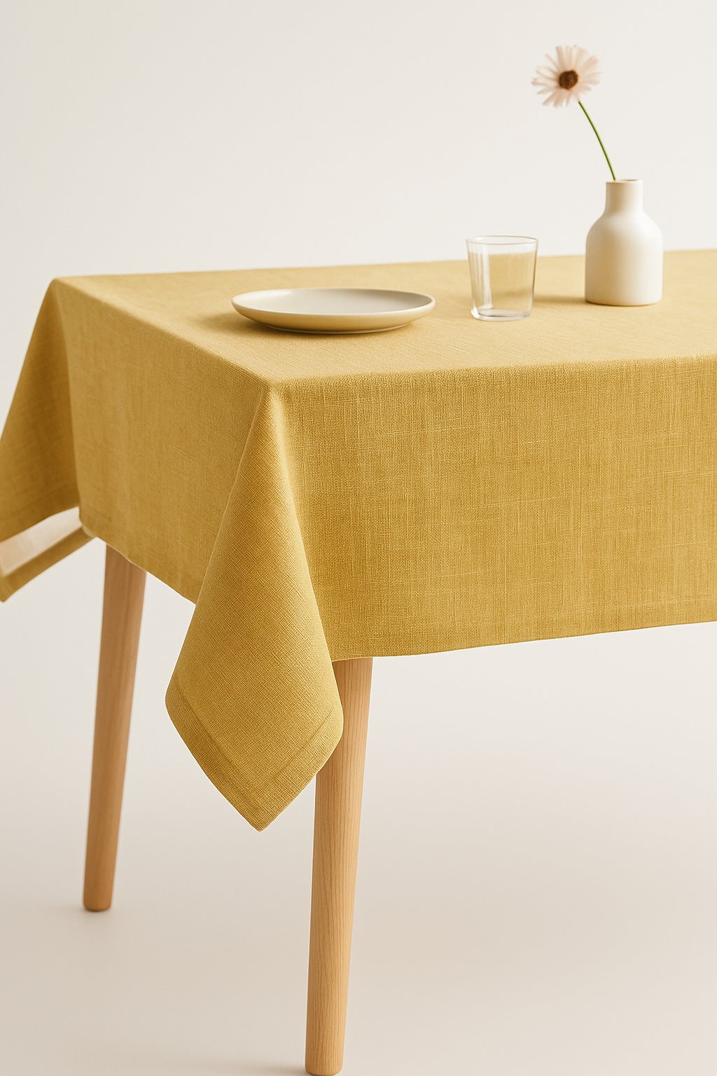 Nappe style japonais polyester lavable pour table repas