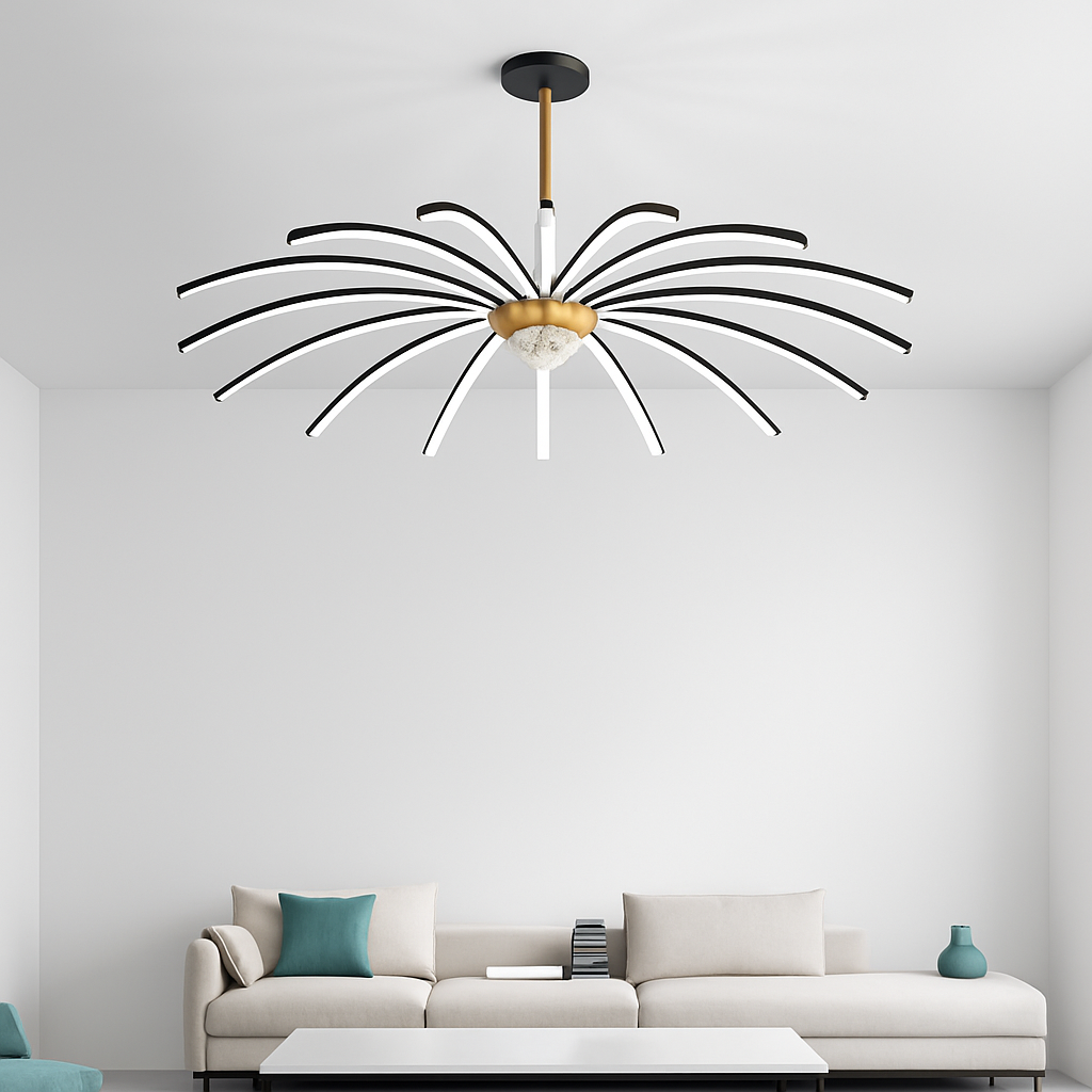 Nordique décor à la maison salle à manger suspension lumières éclairage intérieur plafonnier suspension lustre lampes pour salon - vue 7 sur 9