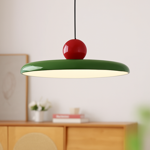 Nordique LED Suspension Lumière Crème Vent Soucoupe Volante Lampes Pour Salon Chambre Chevets Restaurant Hôtel Éclairage Intérieur