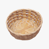panier à fruits en bambou tissé à la main grande capacité durable
