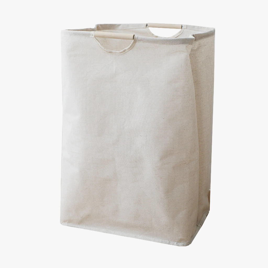 Panier à linge pliable en coton et lin grande capacité étanche