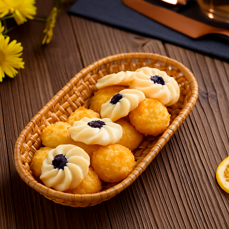 panier tissé à la main pour rangement de pain et fruits