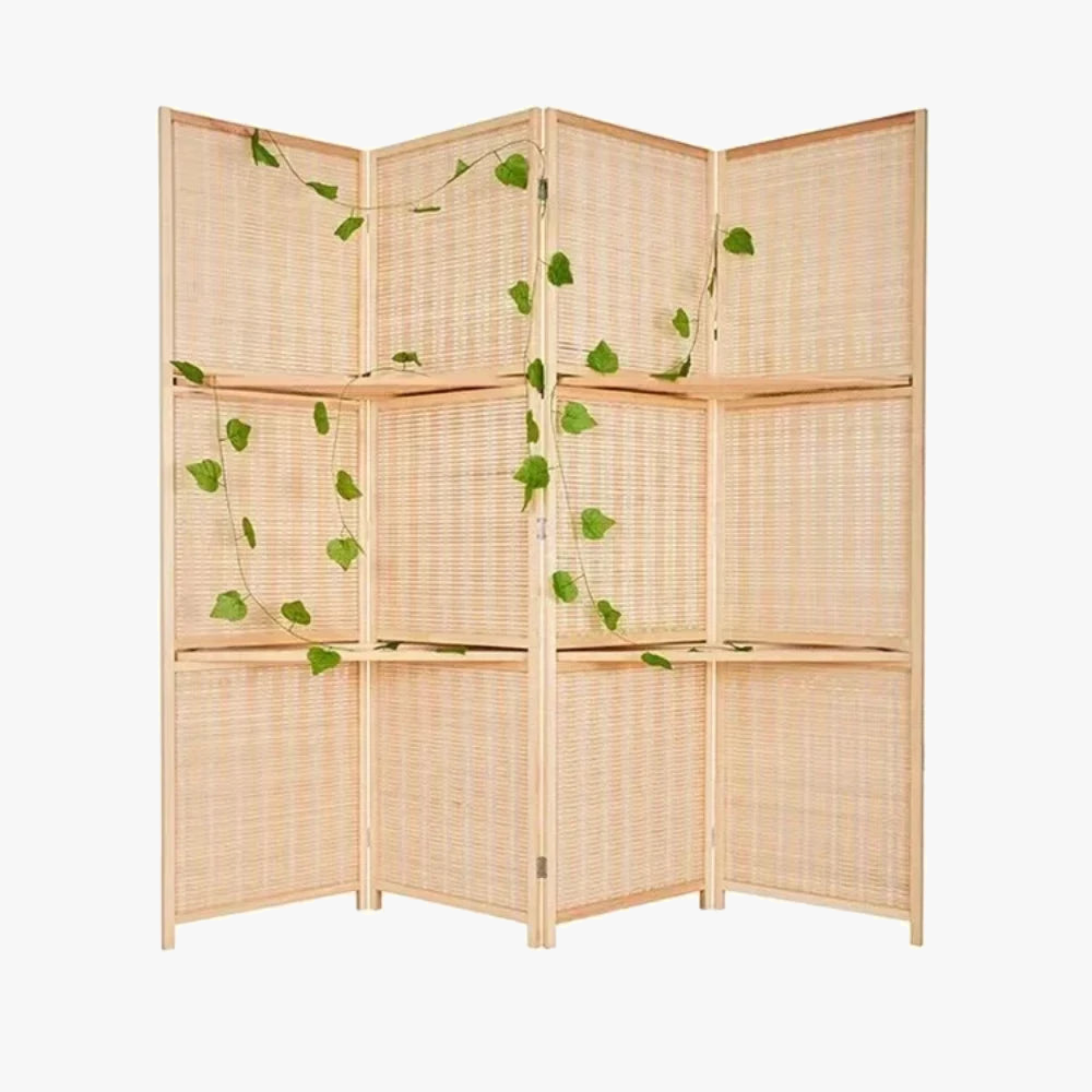 paravent mobile en bois massif moderne et élégant