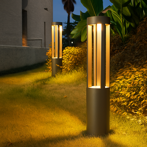 Paysage extérieur pelouse lampe étanche Villa jardin cour support luminaire moderne parc communauté lampadaire Led borne lumineuse