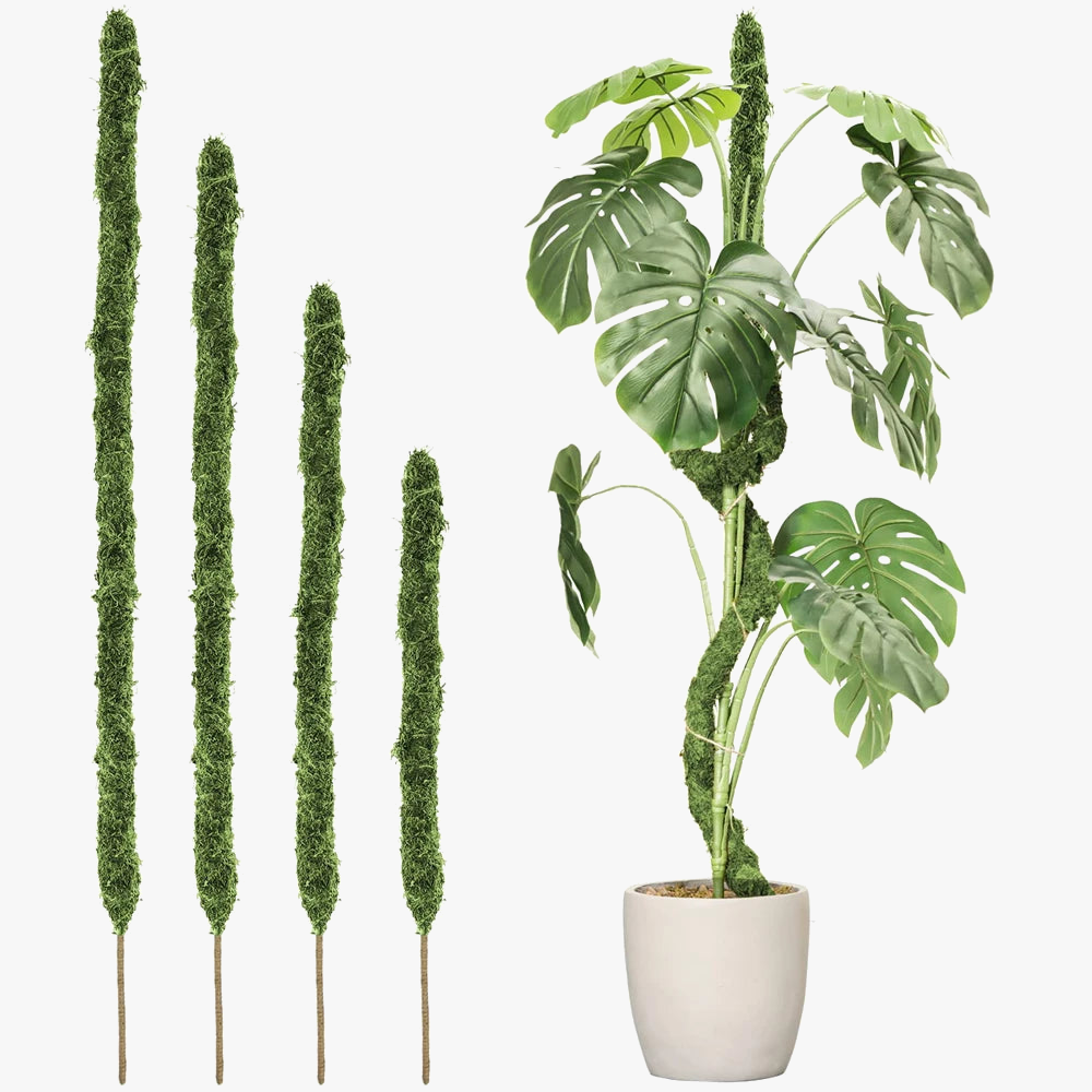 piquets pliables en mousse faits main pour plantes monstera en gros