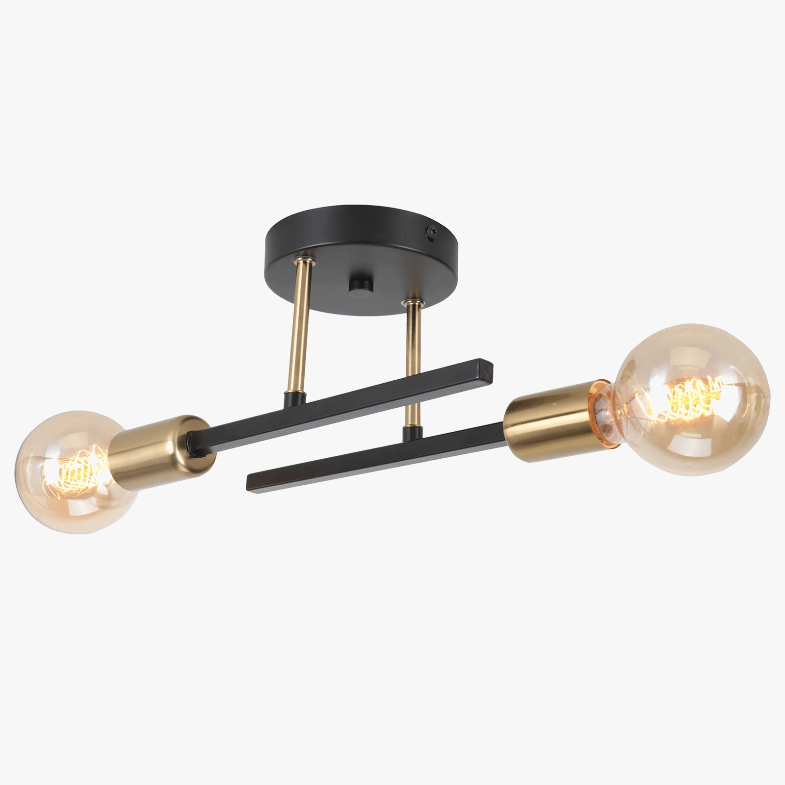 Plafond moderne à LEDs lumières fer industriel nordique minimaliste décoration de la maison salon salle à manger lampes de plafond minimalistes