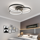 Plafonnier design LED rosace trois cercles Bwart