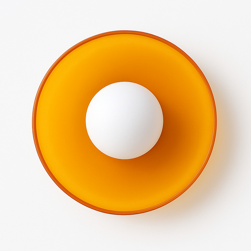 Plafonnier en verre nordique à tête unique G9