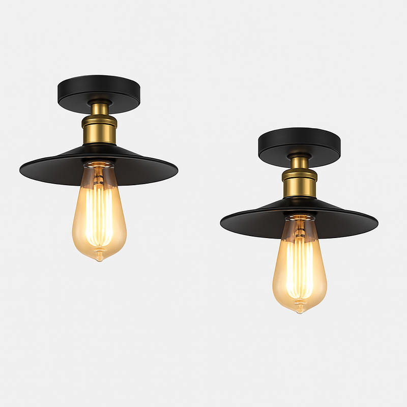 Plafonnier industriel lustre Vintage rétro grenier éclairage intérieur pays américain Restaurant chambre luminaires