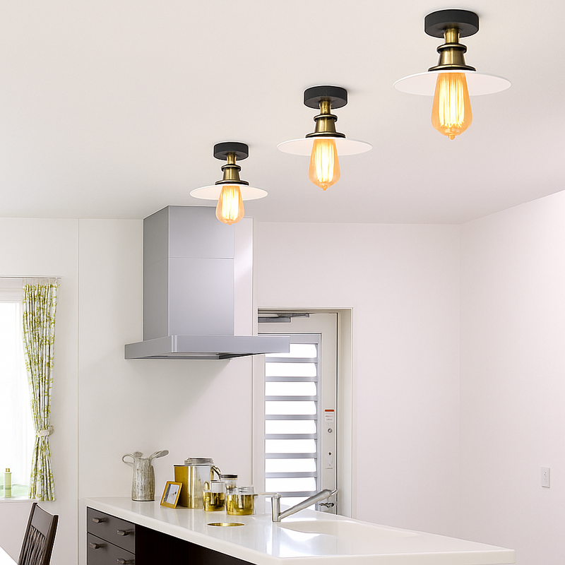 Plafonnier industriel lustre Vintage rétro grenier éclairage intérieur pays américain Restaurant chambre luminaires